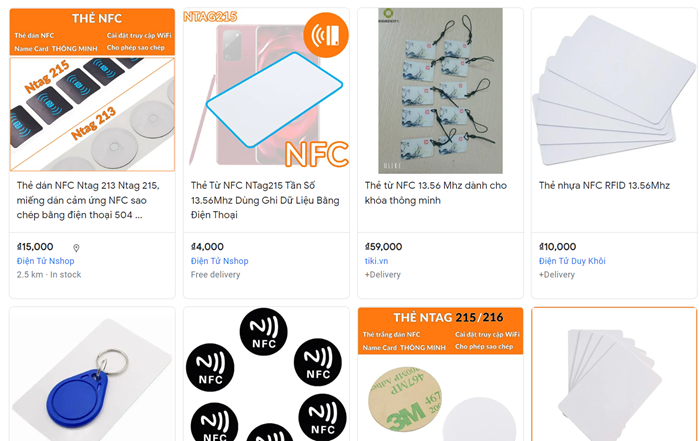 Sử dụng thẻ NFC để giữ xe với ứng dụng quản lý bãi xe IO
